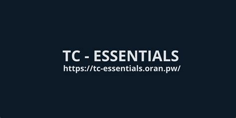 TC Essentials .